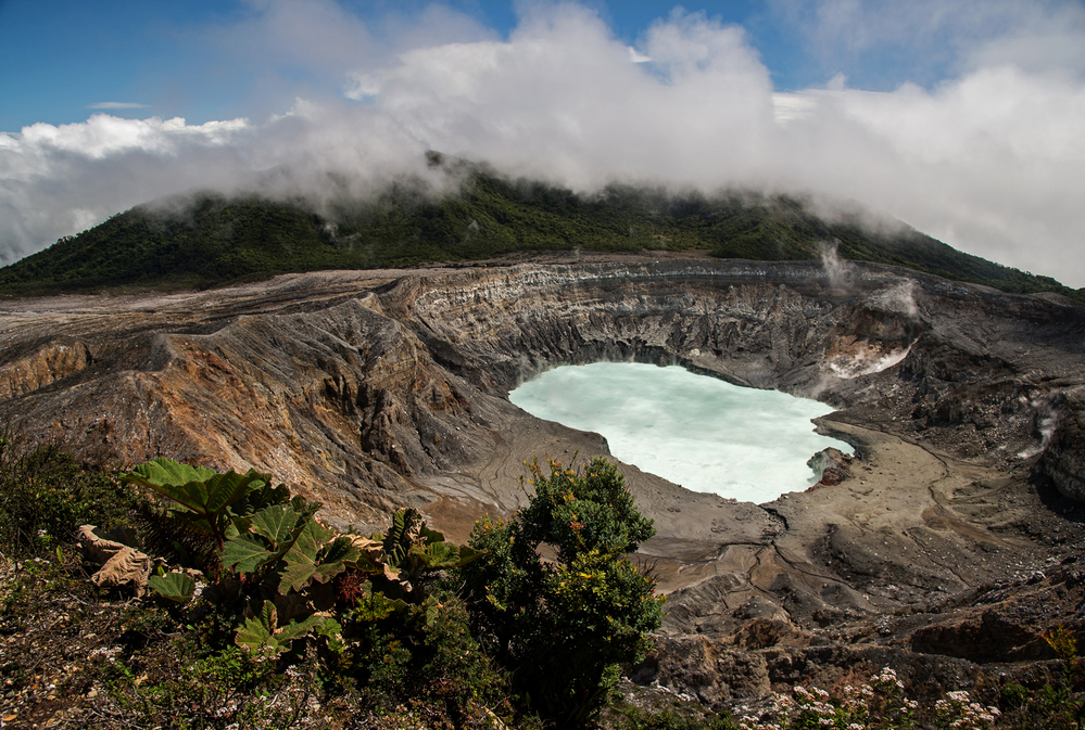 Costa Rica Poas Volcano Crater 1